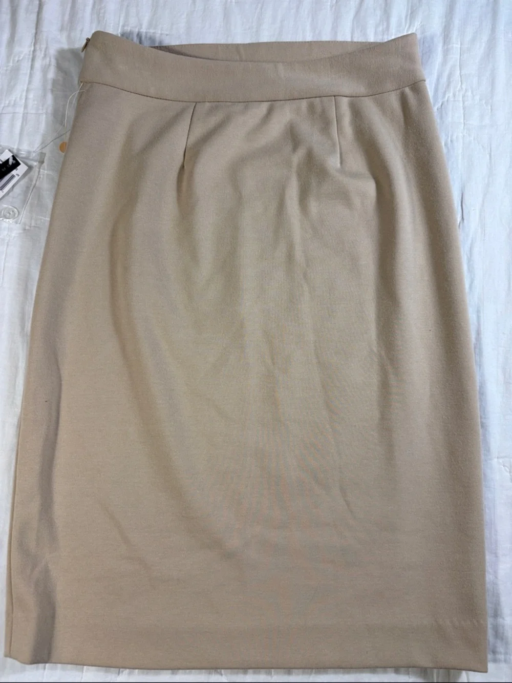 NWT Grace Elements‎ Tan Pencil Skirt High Waist Career Business Casual Women's 4